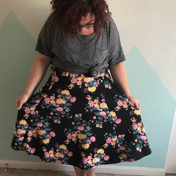 patterned skirt 0x